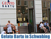 Eiscafé Special: Gelato Bartu in der Wilhelmstr., München Schwabing (Foto: Martin Schmitz)